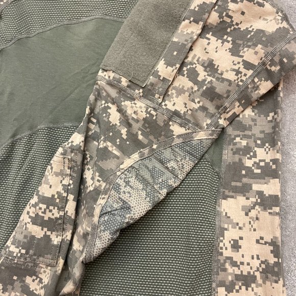 US Army Men's LARGE ACS Combat Long Sleeve Shirt MASSIF Mountain Gear Clean - Picture 6 of 8